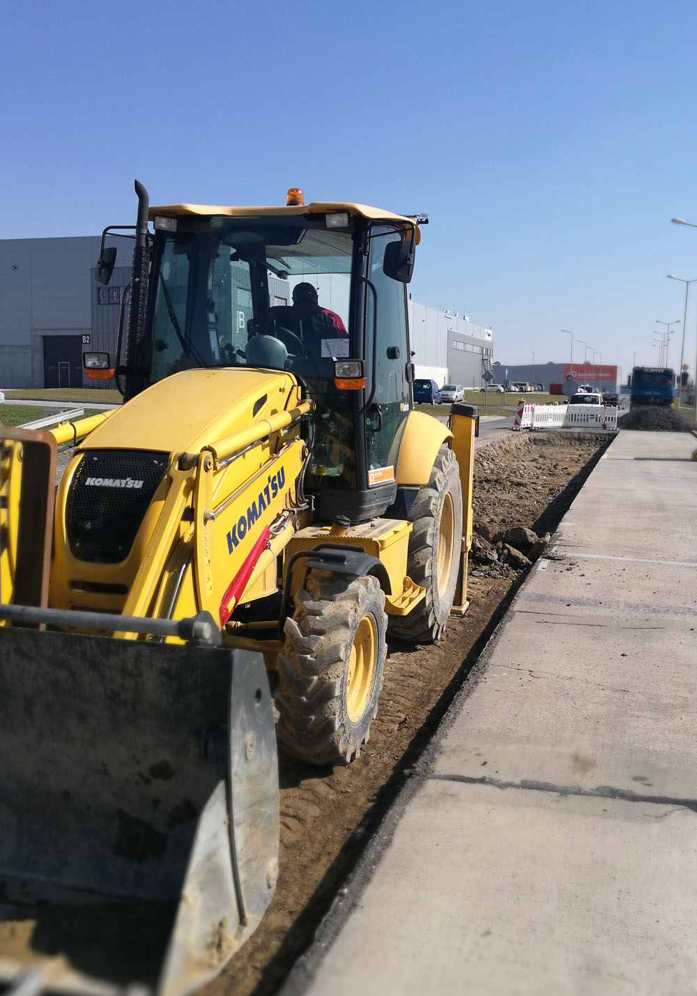 Realizácia firmy Transtav TT S.r.o. – Výkopové práce / bagrista – Opoj