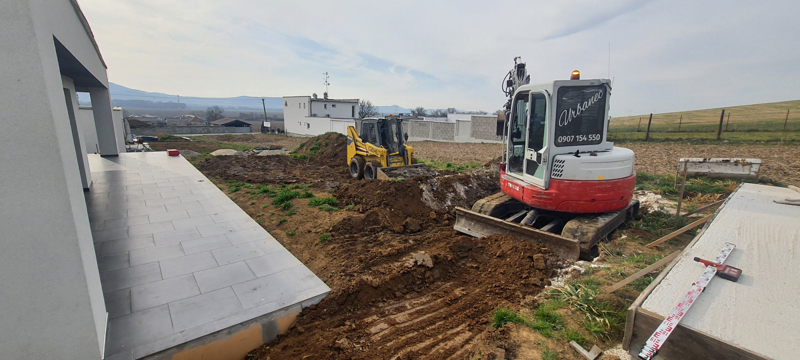 Realizácia firmy Bohuš Urbanec BAKOP – Výkopové práce / bagrista – Belince