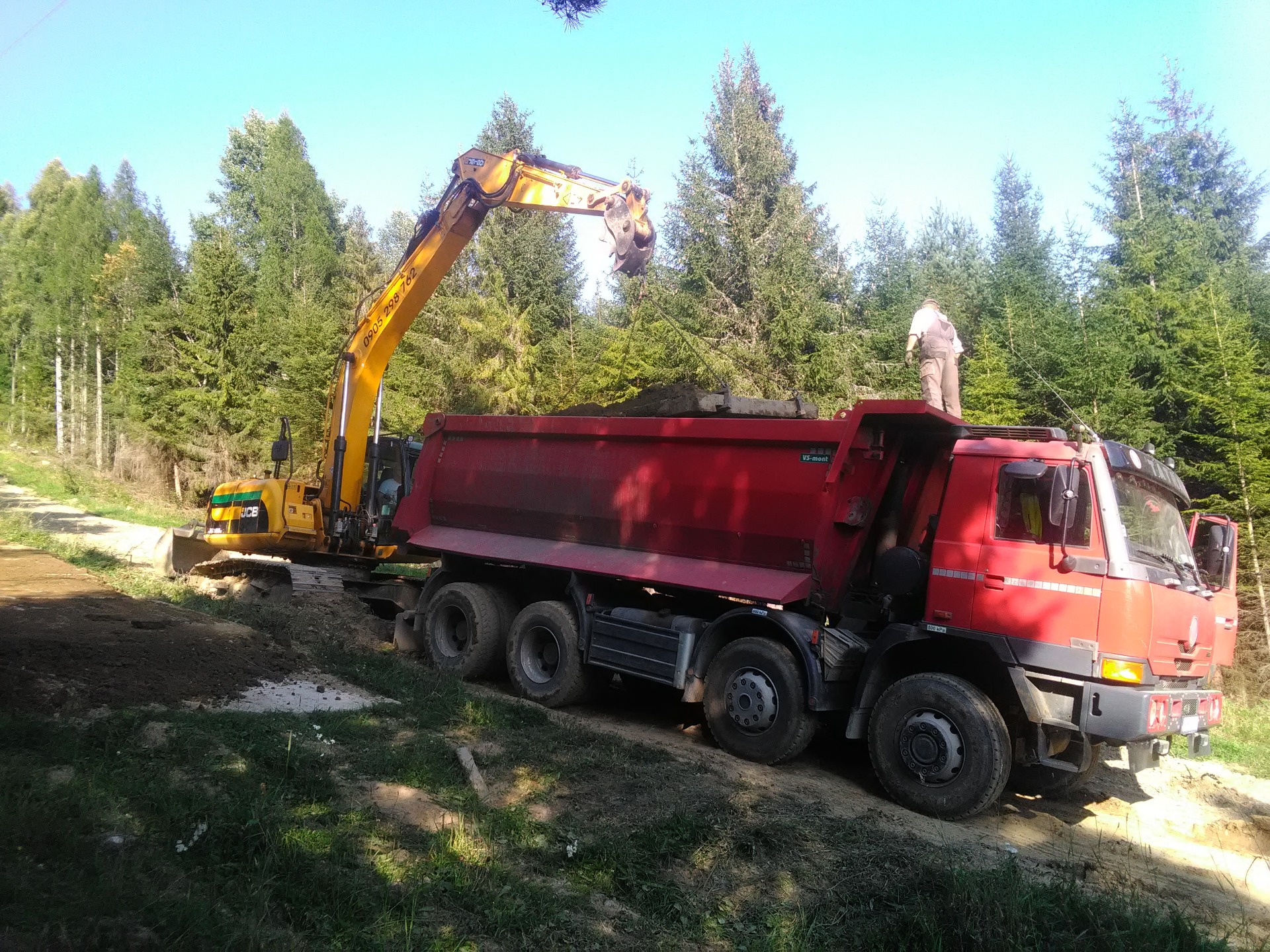 Realizácia firmy Marcel Žrubek – Výkopové práce / bagrista – Spišská Belá