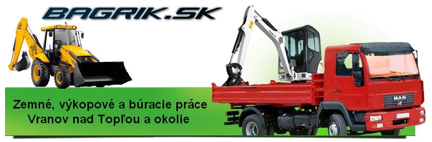 Bagrik.sk | Výkopové práce Vranov