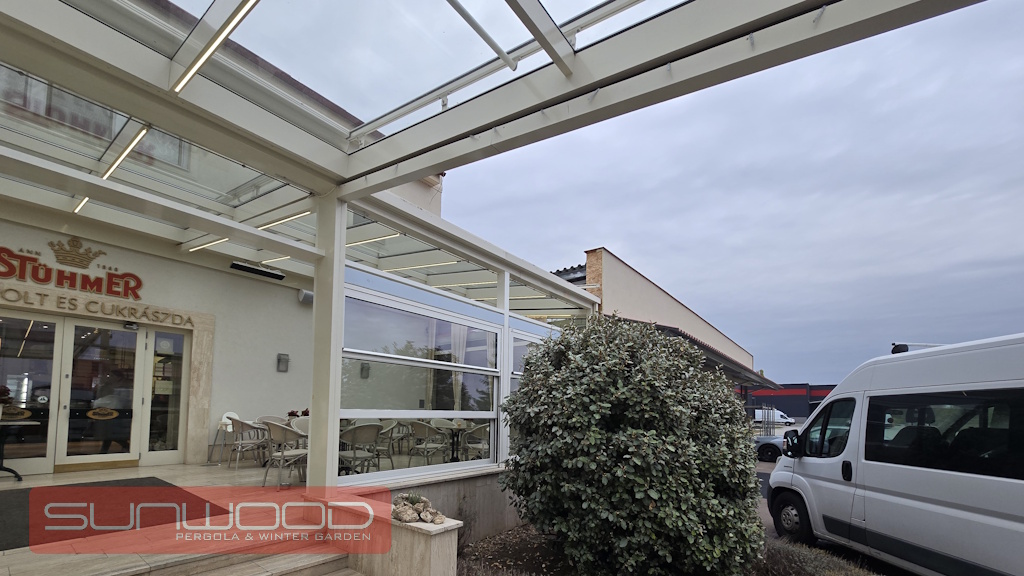 Realizácia firmy SUNTECH pergoly – Oddychové zóny a terasy – Štúrovo