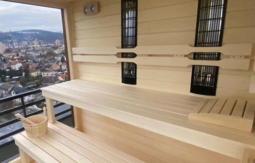 Realizácia firmy SAIBOT, s.r.o. - Výroba kúpacích kadí, sudových a panoramatických sáun – Sauny, bazény a vírivky – Prešov