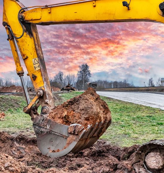 Realizace firmy DAM Morava s.r.o. - výkopové a zemní práce – Výkopové práce / bagrista – Kroměříž