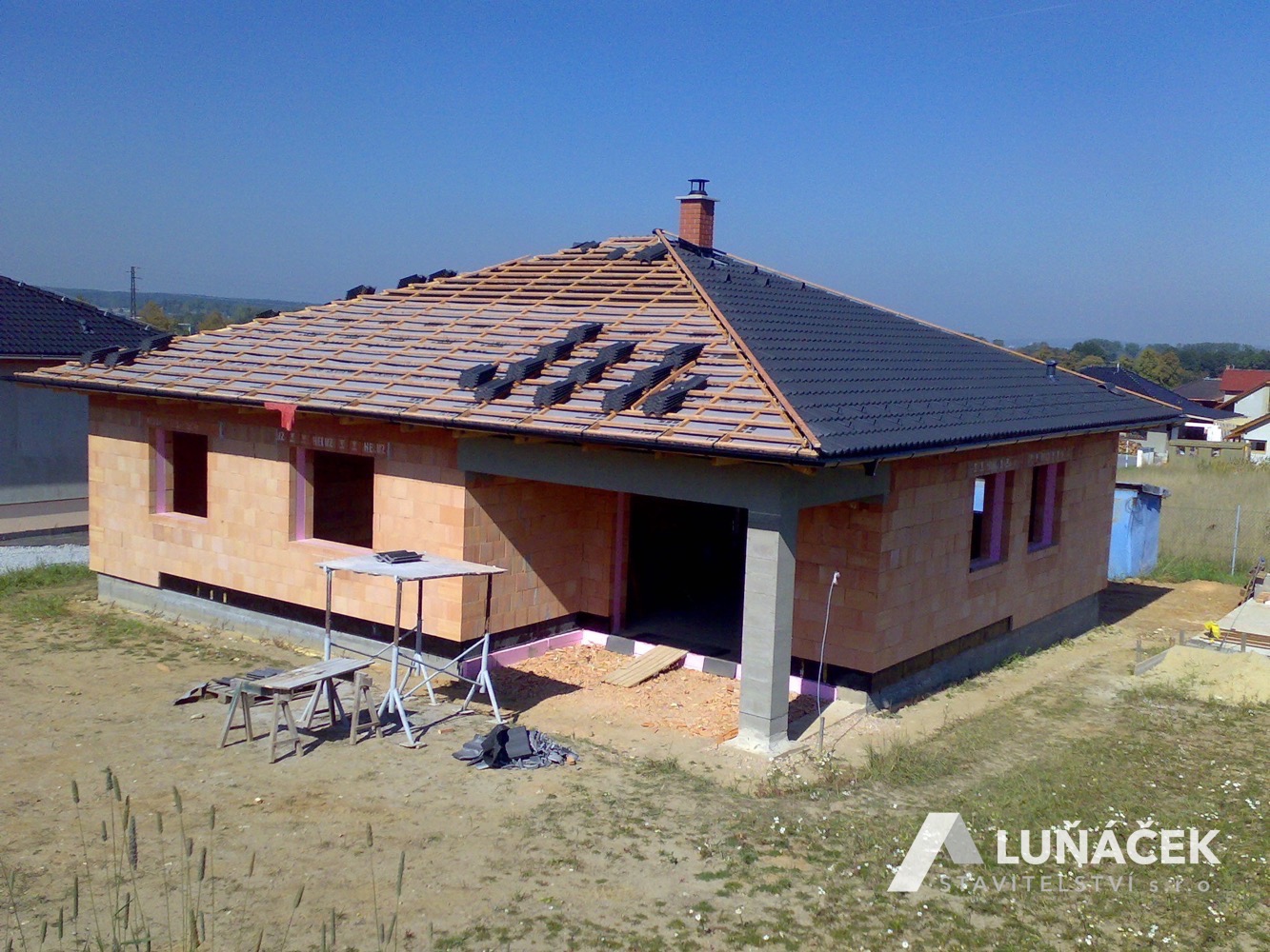 Realizace firmy STAVEBNÍ FIRMA - Stavitelství Luňáček s.r.o. – Fasády a zateplení domů – Nové Hodějovice