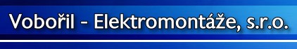 Vobořil - Elektromontáže s.r.o.