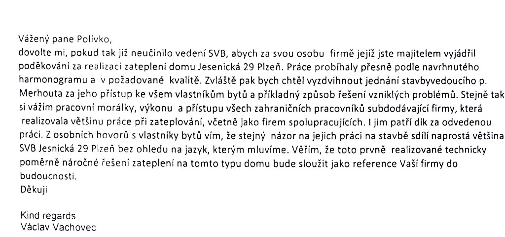 Realizace firmy STAKOM, spol. s r.o. – Fasády a zateplení domů – Plzeň