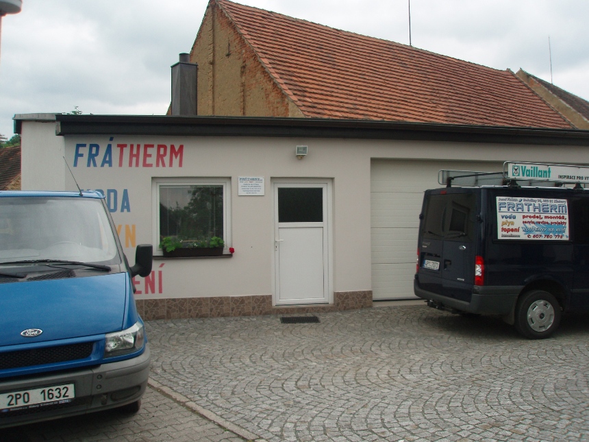 Realizace firmy Frátherm, s.r.o. – Topení, krby, tepelná čerpadla – Bolešiny