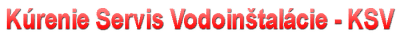 Vykurovanie - Servis - Vodoinštalácie PALACKA-KSV s.r.o.