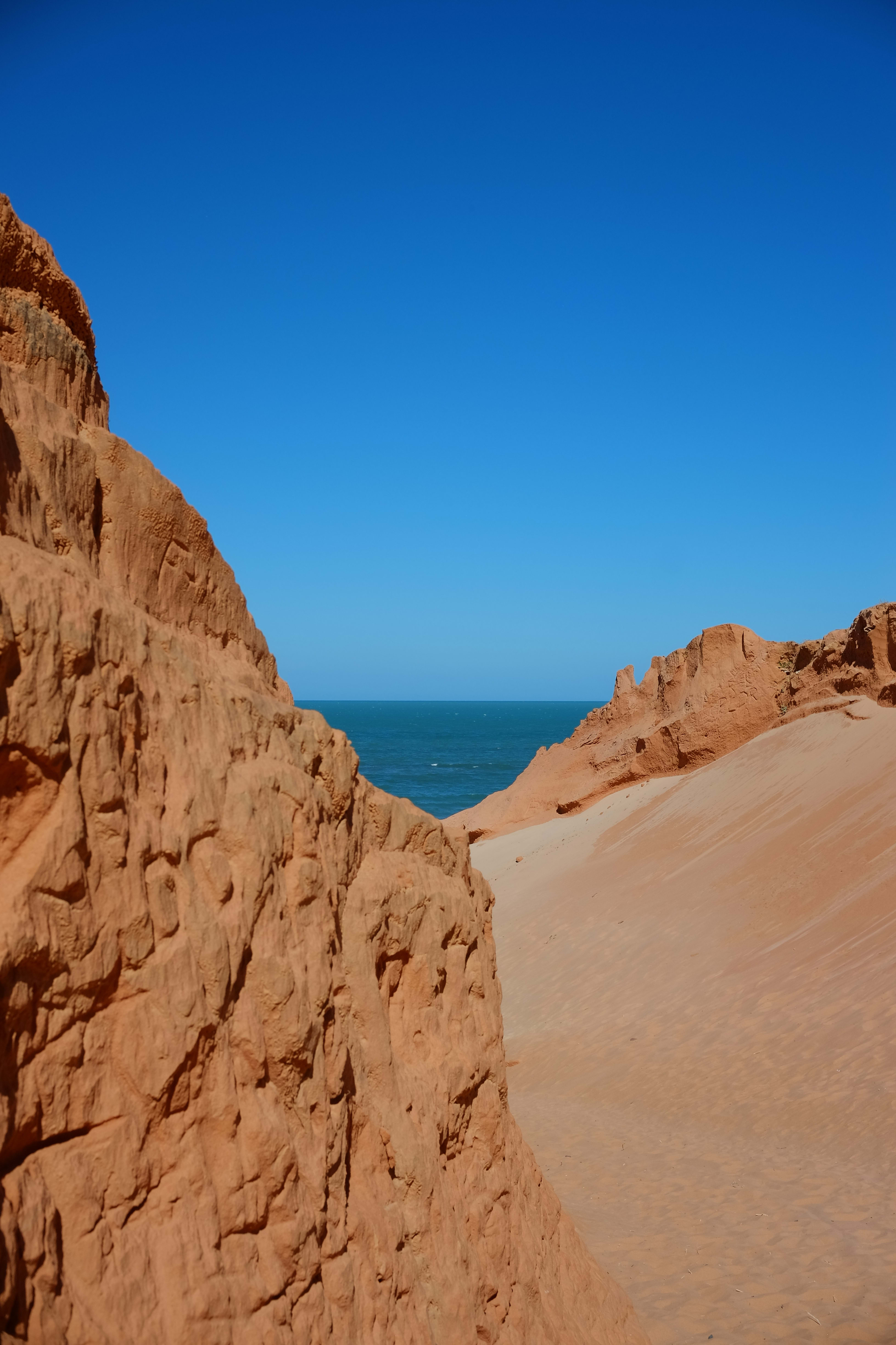 Red Cliffs, Blue Sea