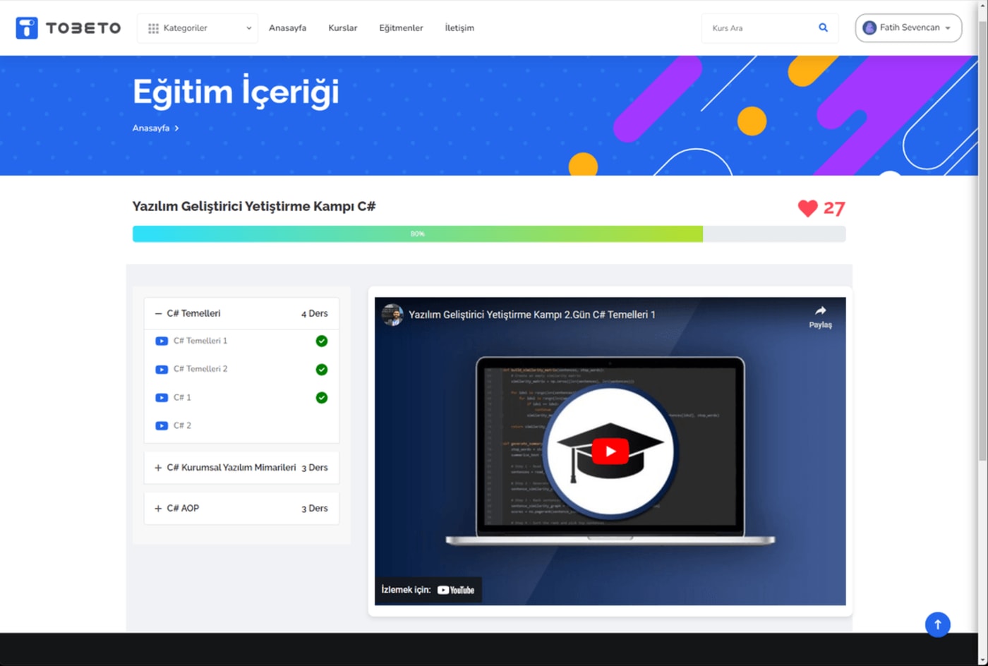 Eğitim Platformu proje görseli