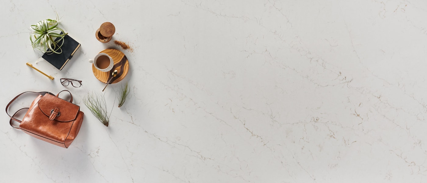 Calacatta Delios Quartz Countertop Sample