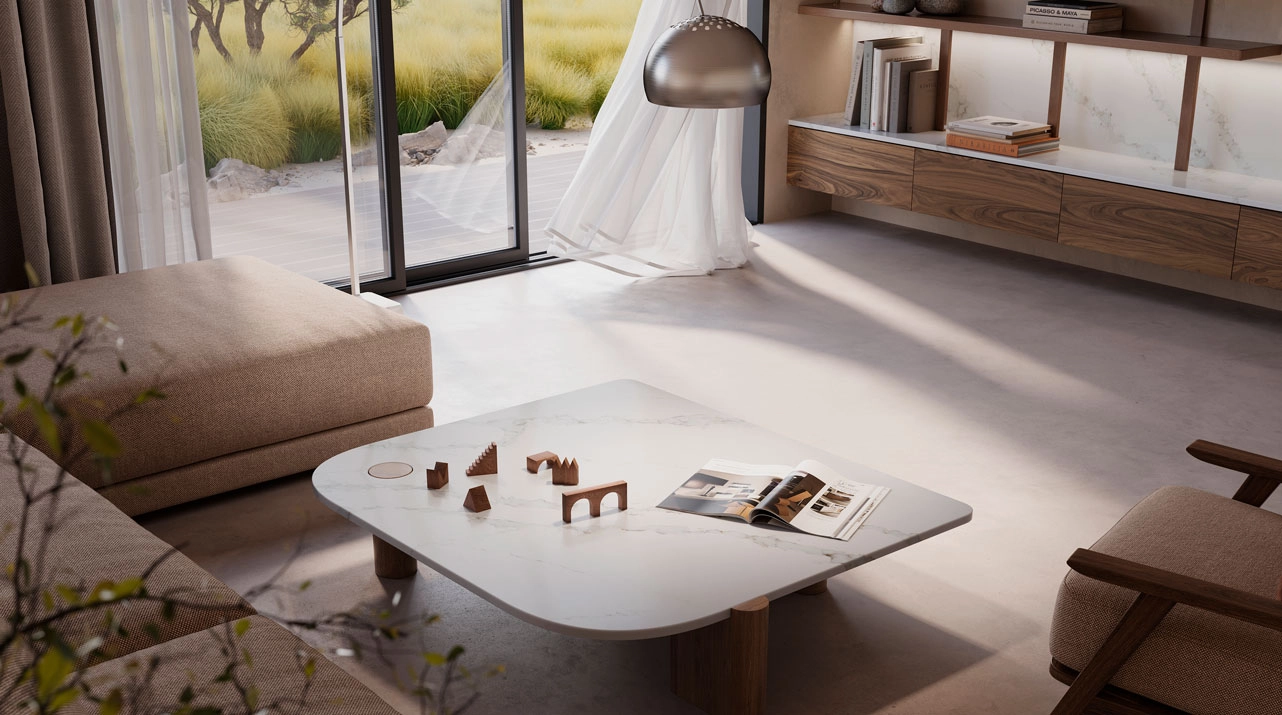 Caesarstone 8103 Calacatta Nobella Kitchen