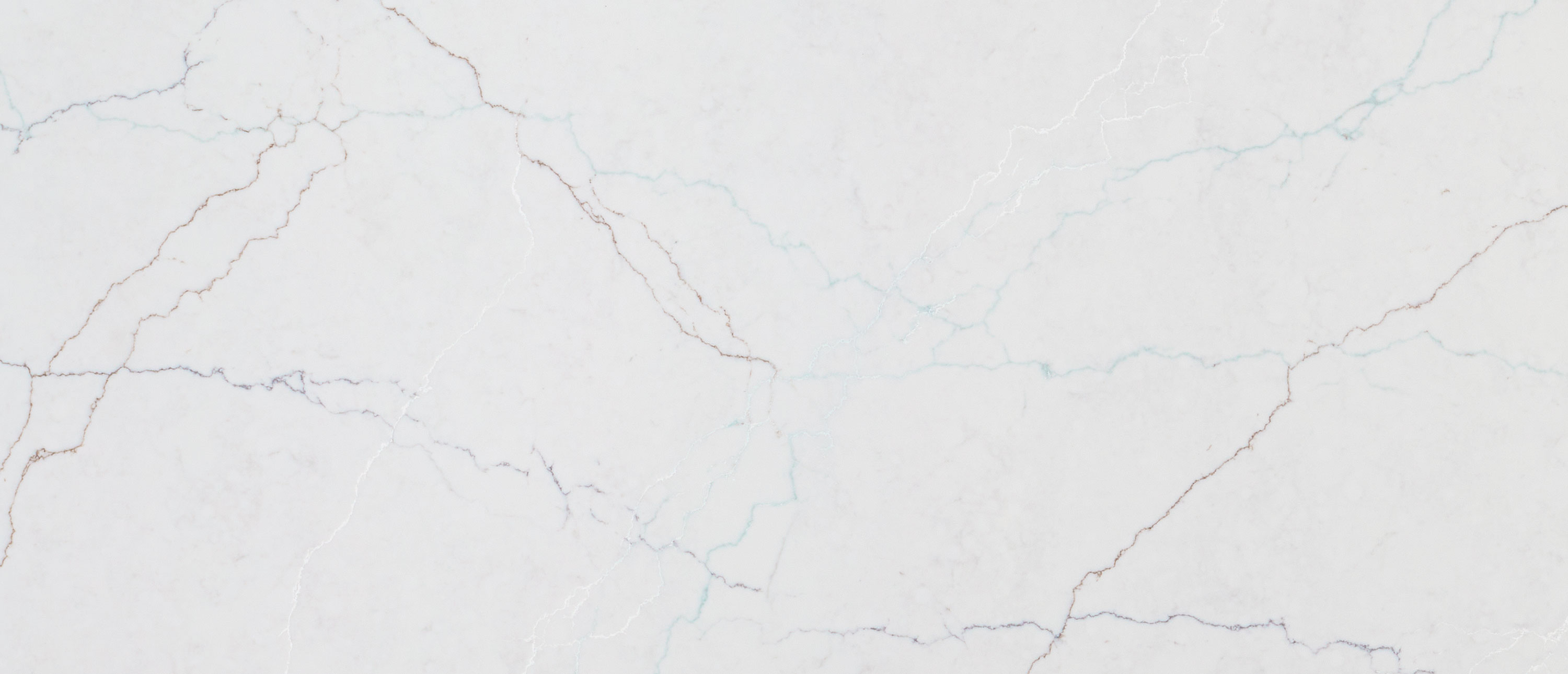 Calacatta Miraggio Seaglass Quartz Slab Sample