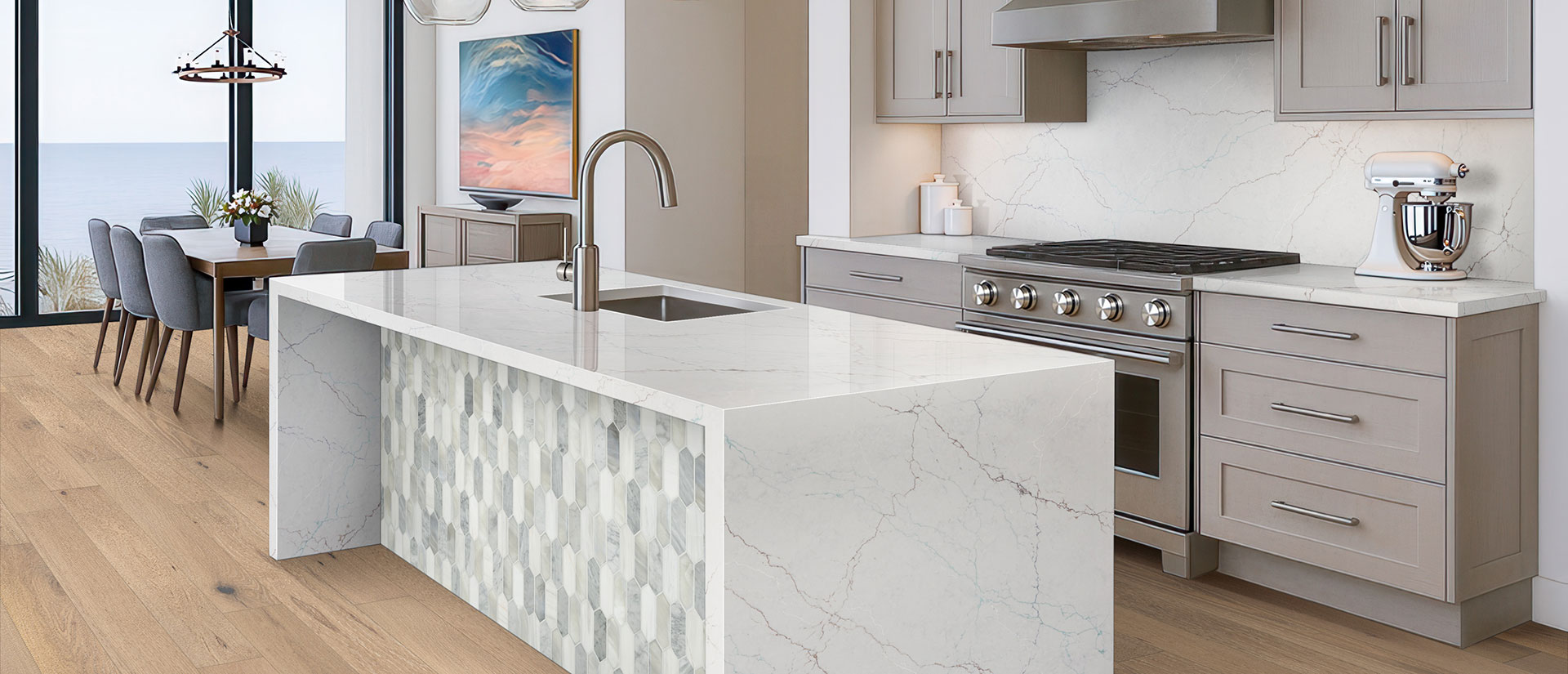 Calacatta Miraggio Seaglass