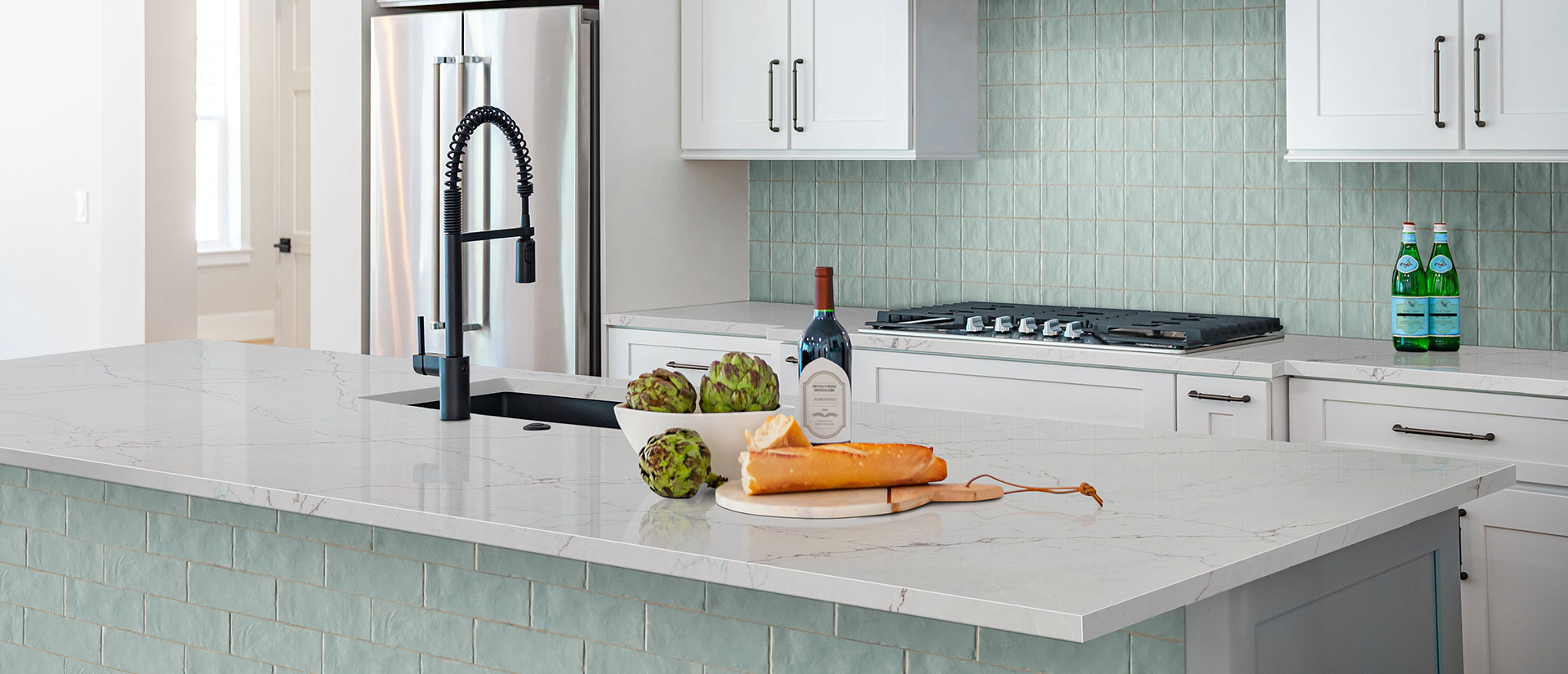 Calacatta Miraggio Seaglass