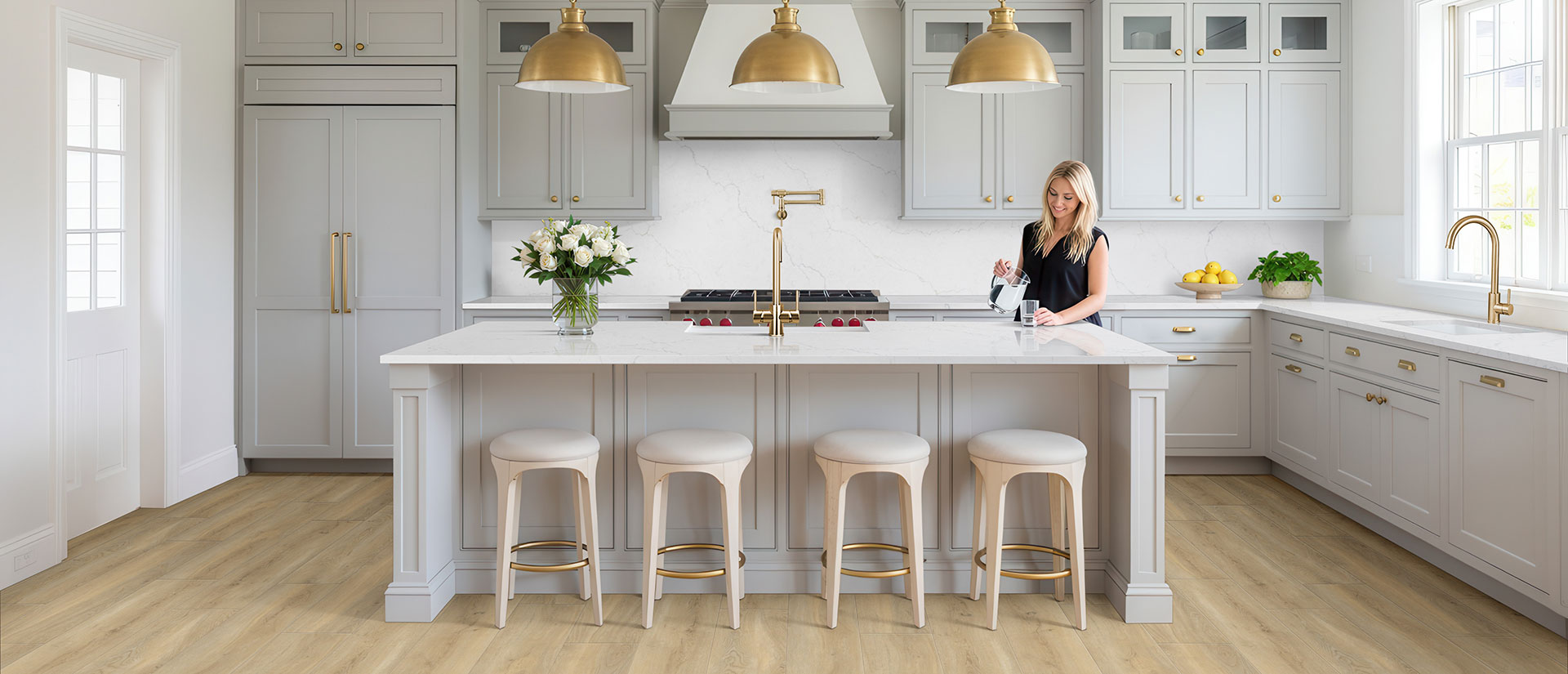 Calacatta Miraggio Duo Quartz Countertop