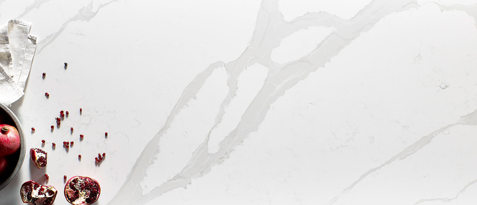 Calacatta Luccia Quartz Countertop Sample