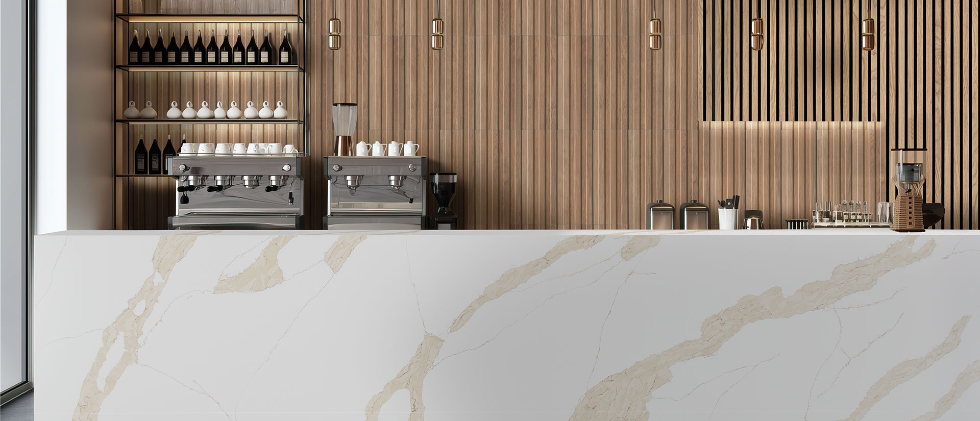 Calacatta Leon Gold Quartz