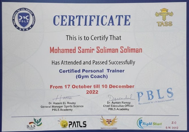 Certificate 2019