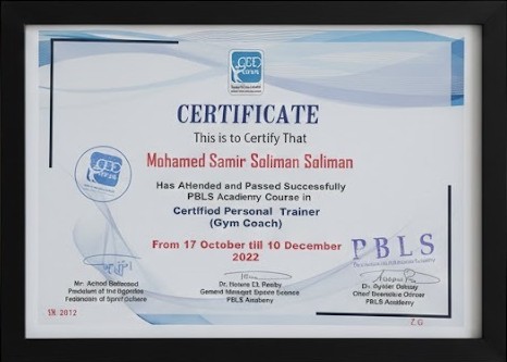 Certificate 2021