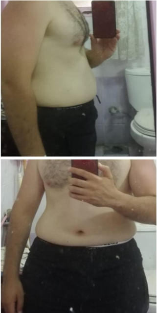 Client before transformation