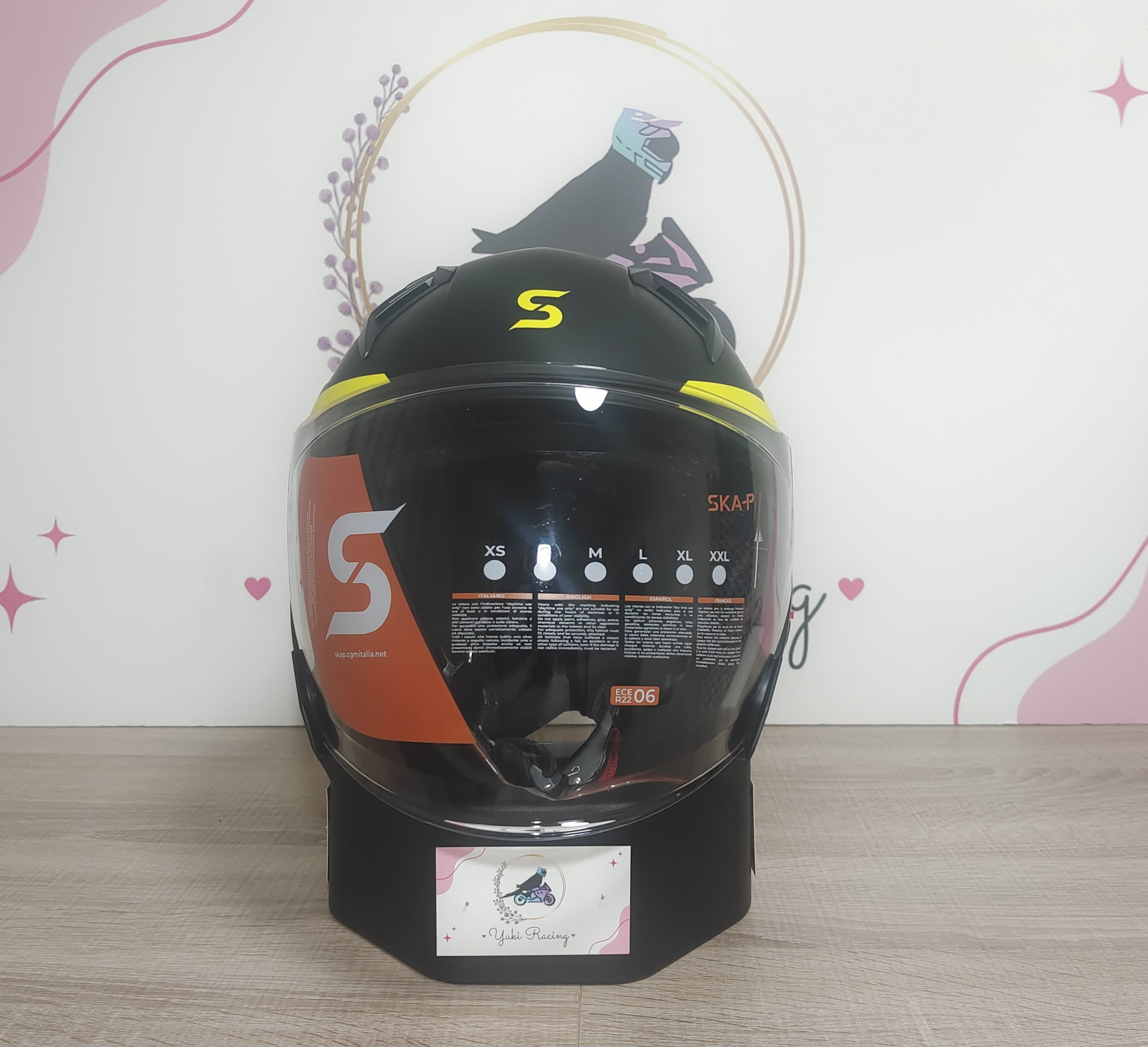 1 MHG Jedi Sport Negro Amarillo Flou mate - 2