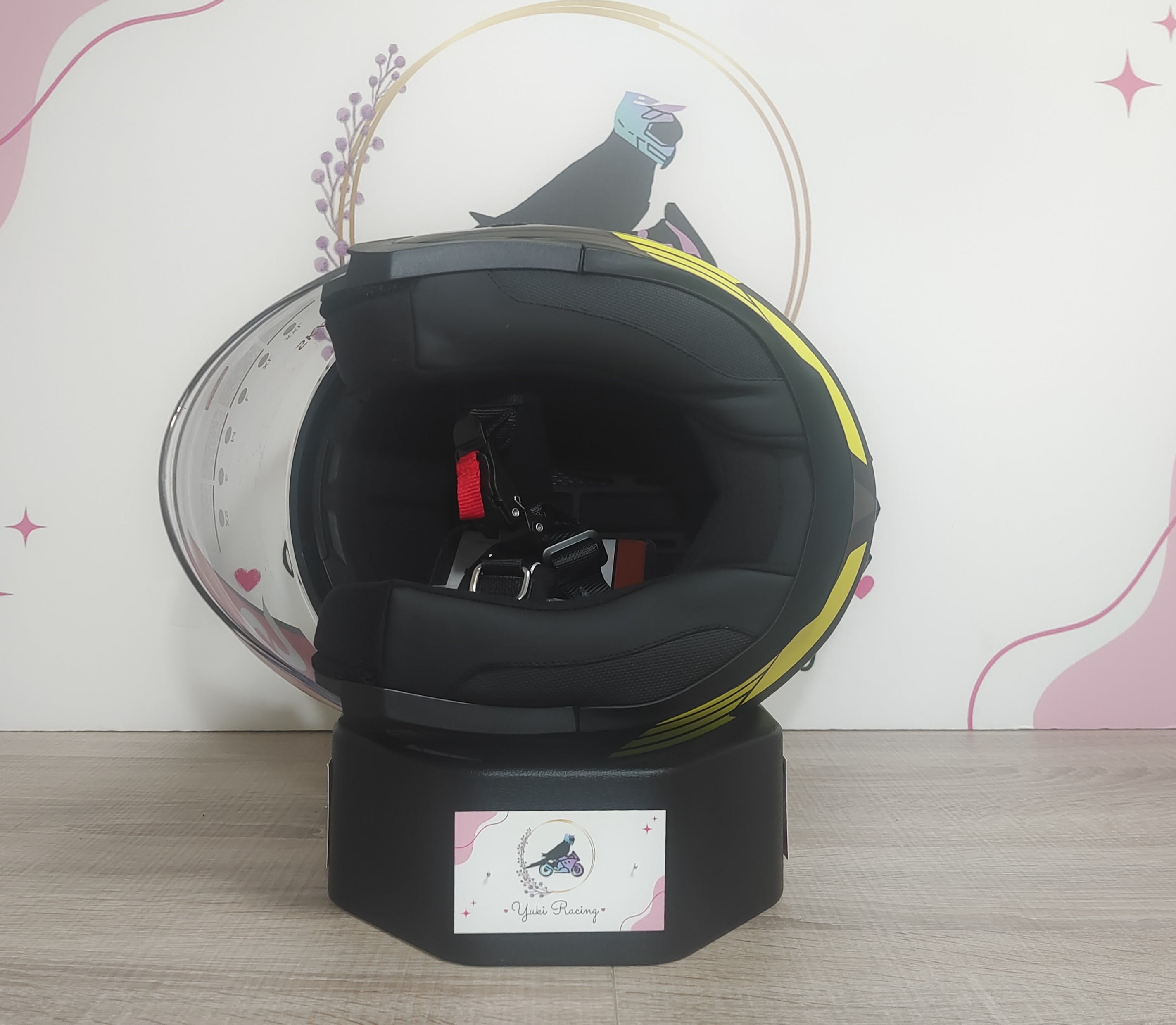1 MHG Jedi Sport Negro Amarillo Flou mate - 5