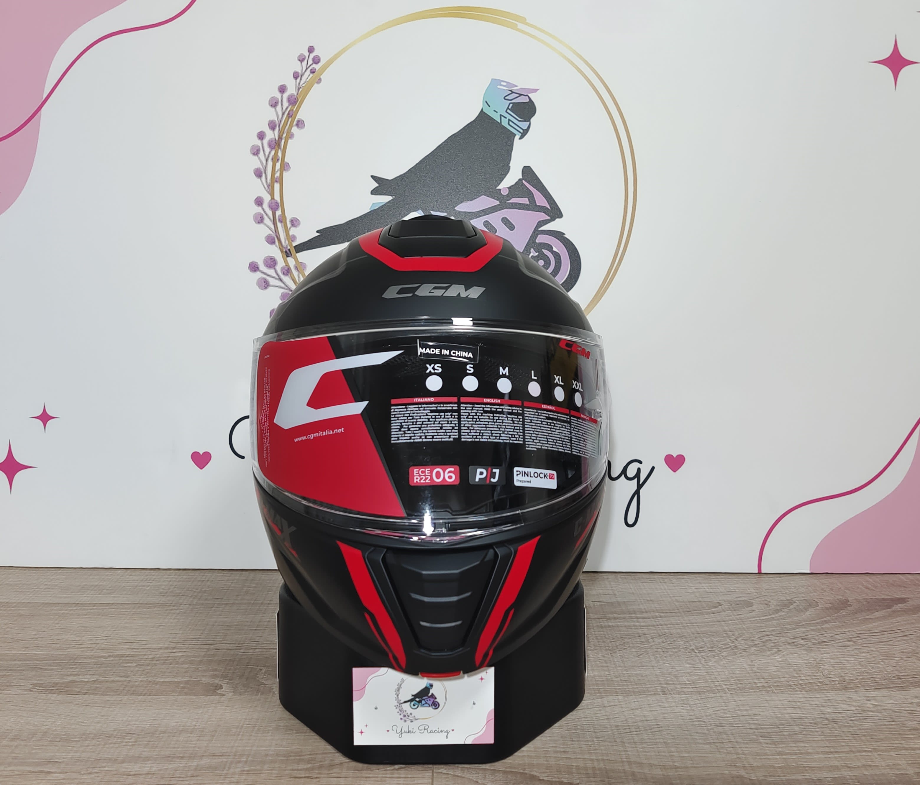 569G C-Max City Negro Rojo - 3
