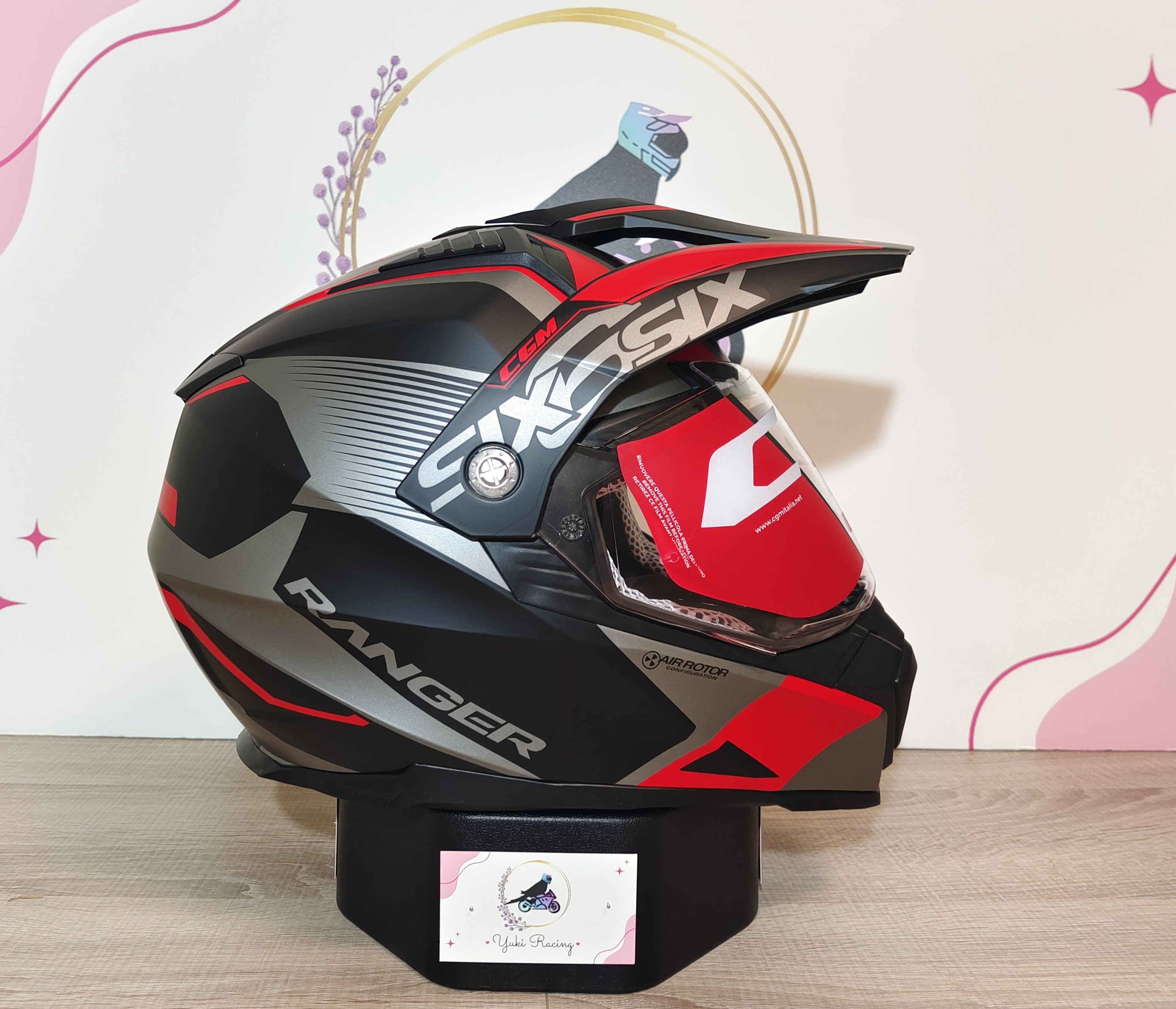666G Twin Ranger Negro Rojo - 1