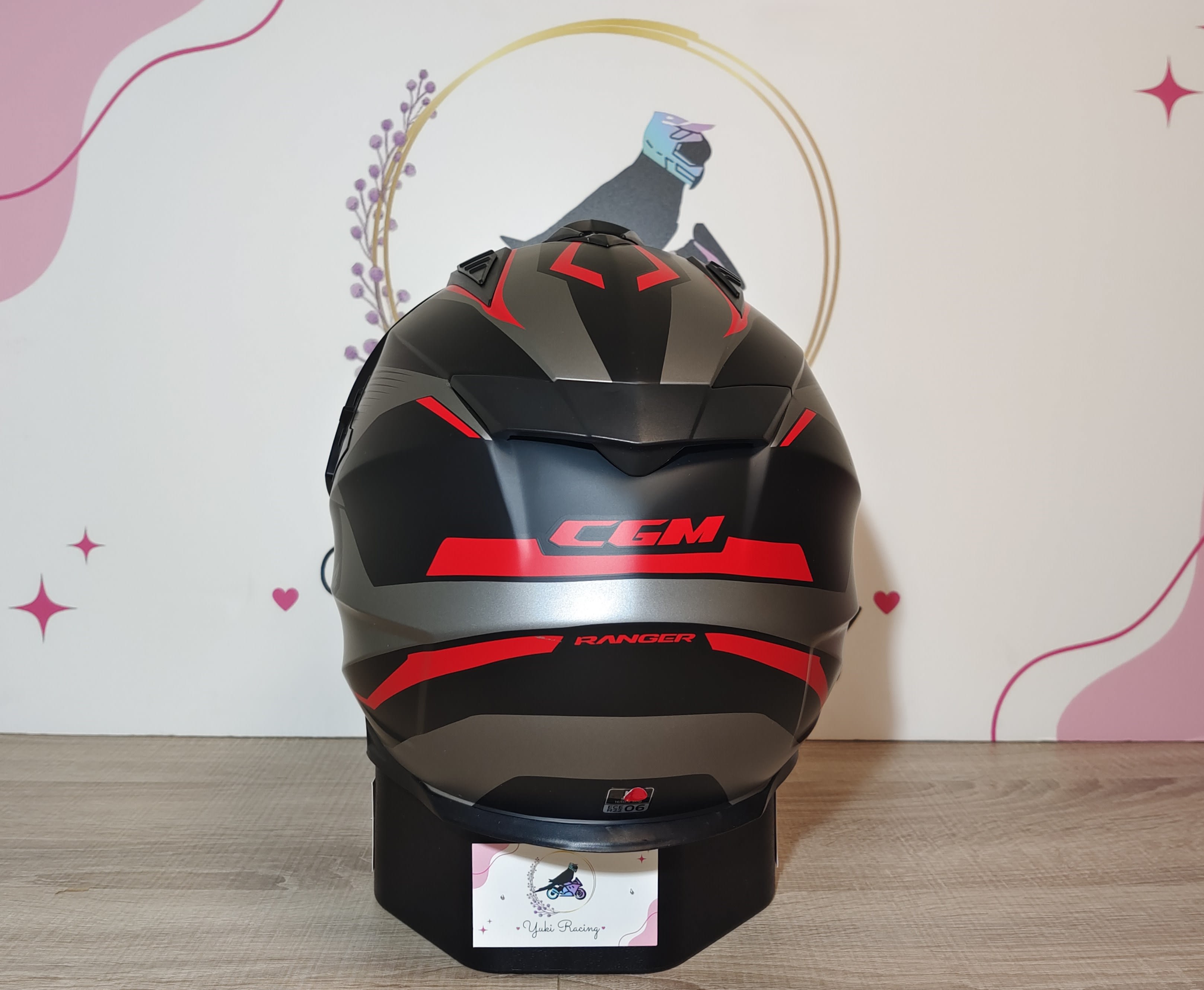 666G Twin Ranger Negro Rojo - 4