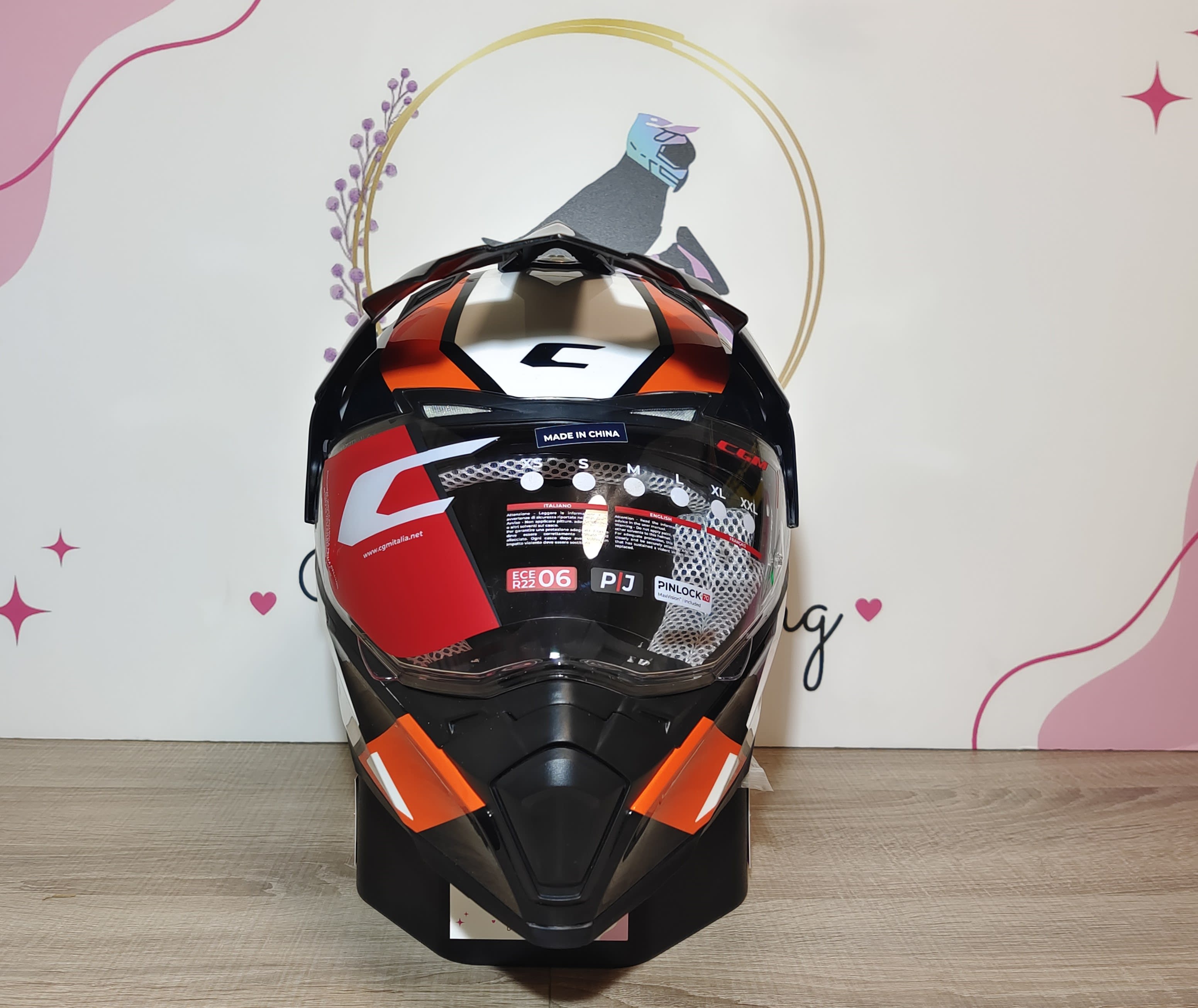 666G Twin Ranger Blanco Naranja - 2