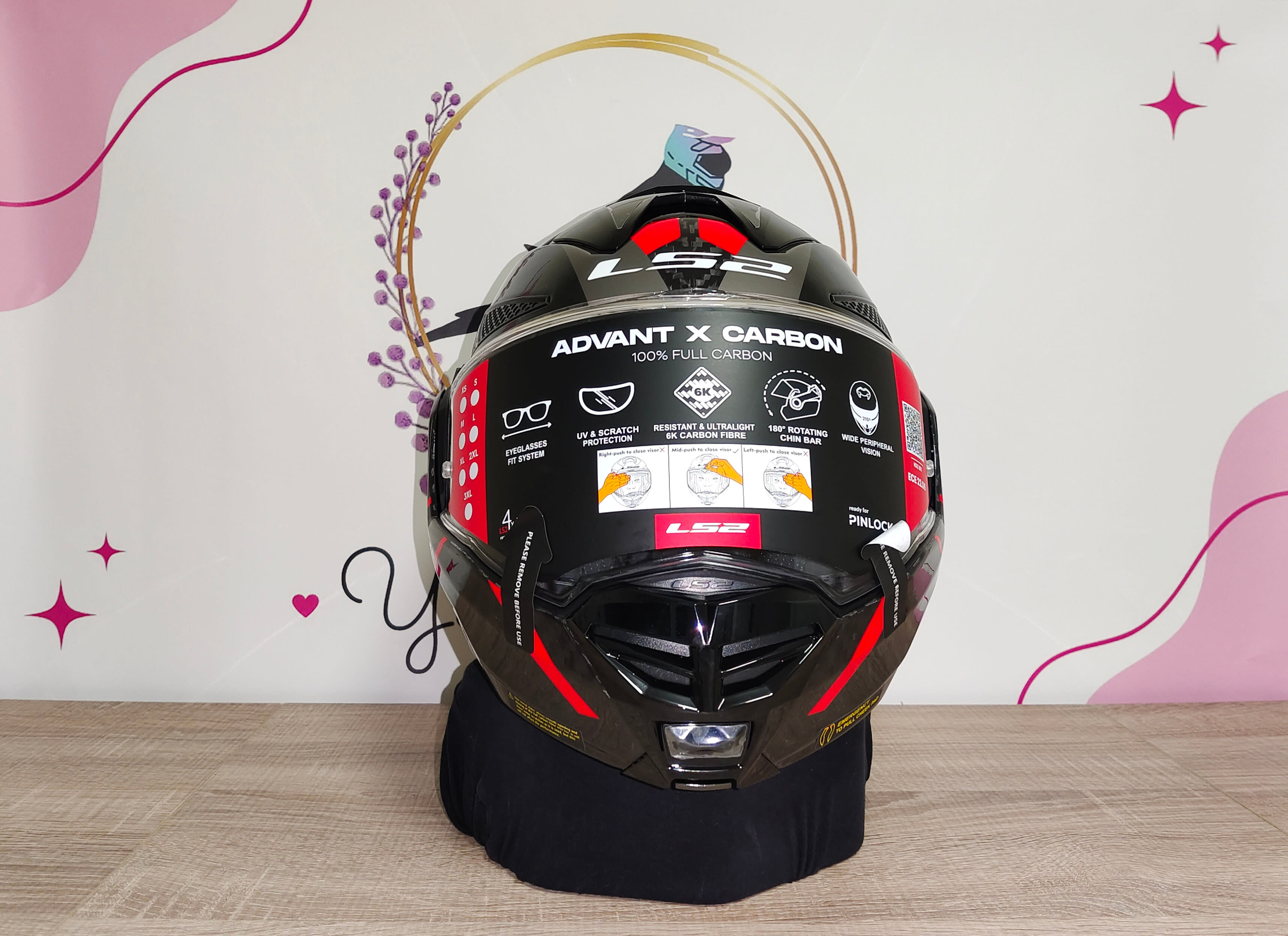 FF901 Advant X Carbono Future II Rojo Brillo - 2