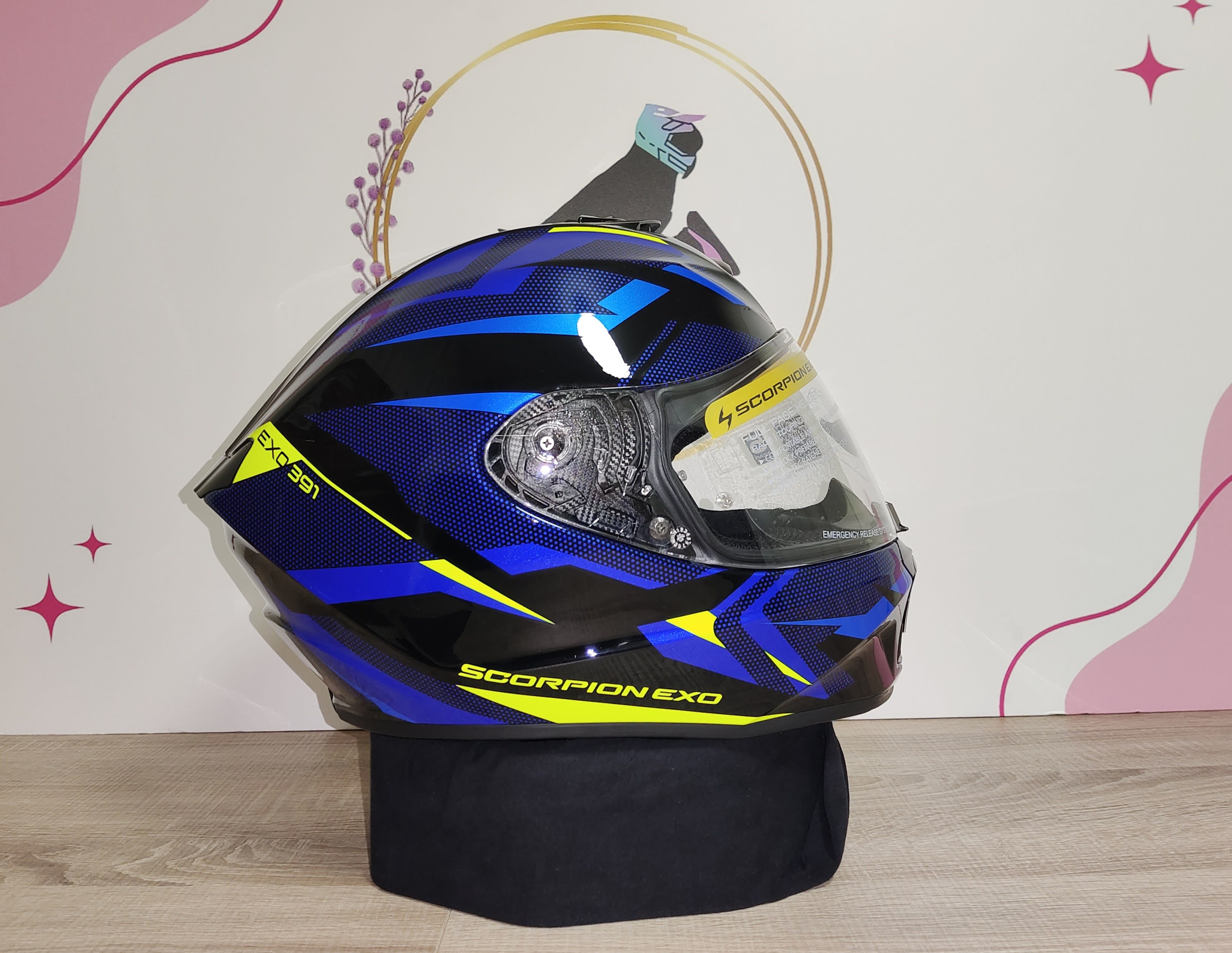 Exo-391 Aaxo Negro Azul - 1