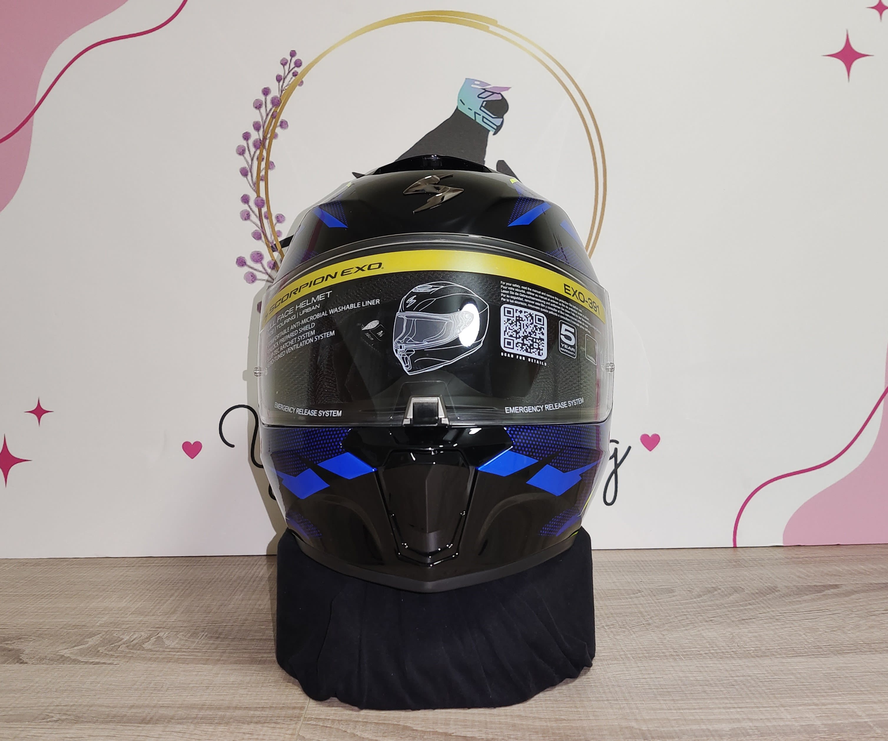 Exo-391 Aaxo Negro Azul - 2