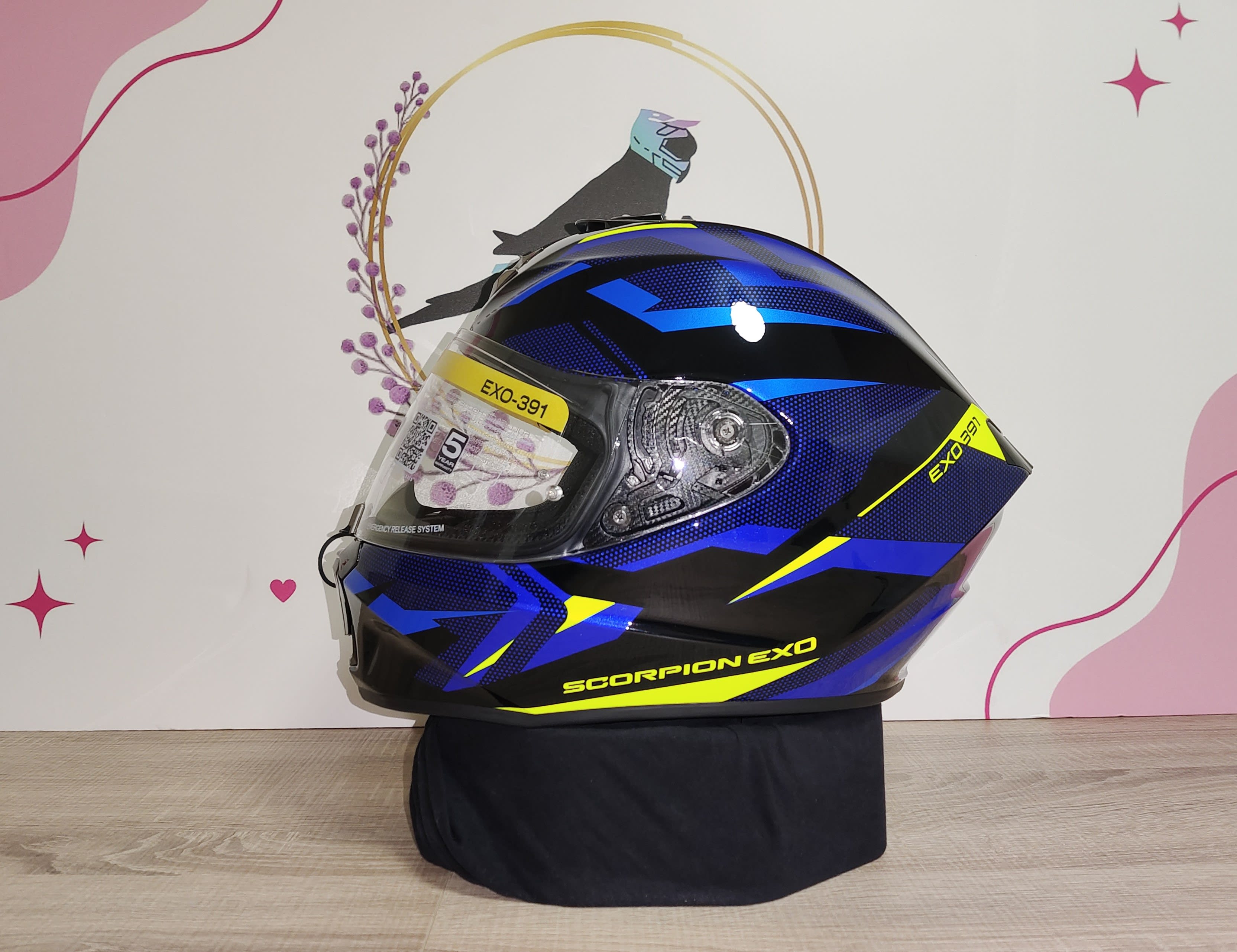 Exo-391 Aaxo Negro Azul - 3