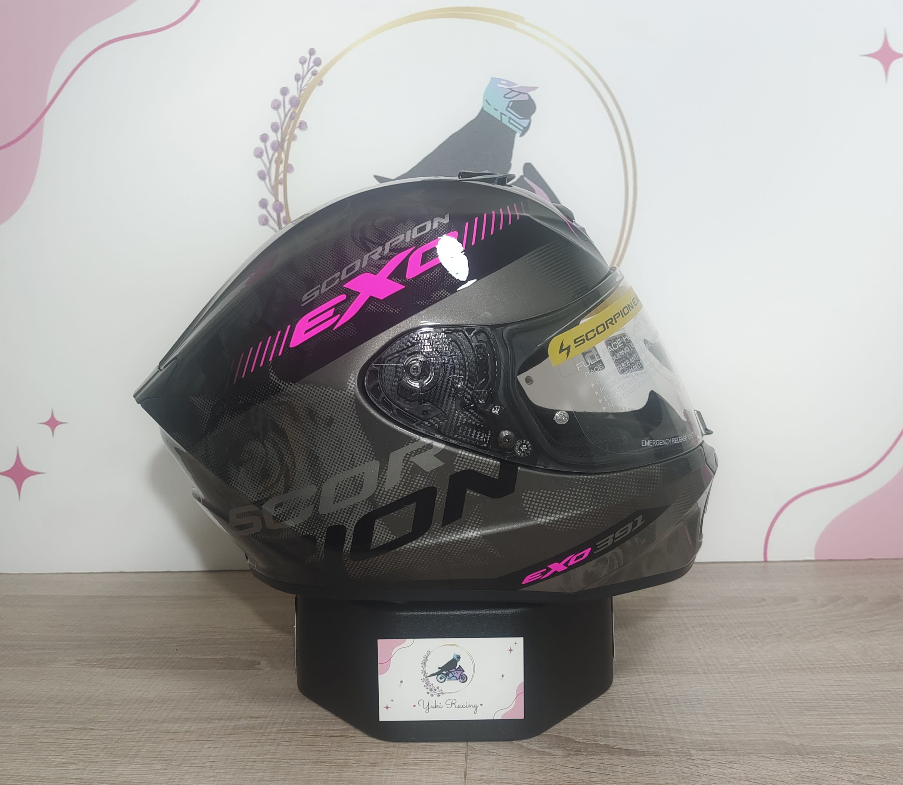 Exo-391 Ava Negro Rosa Brillo - 1