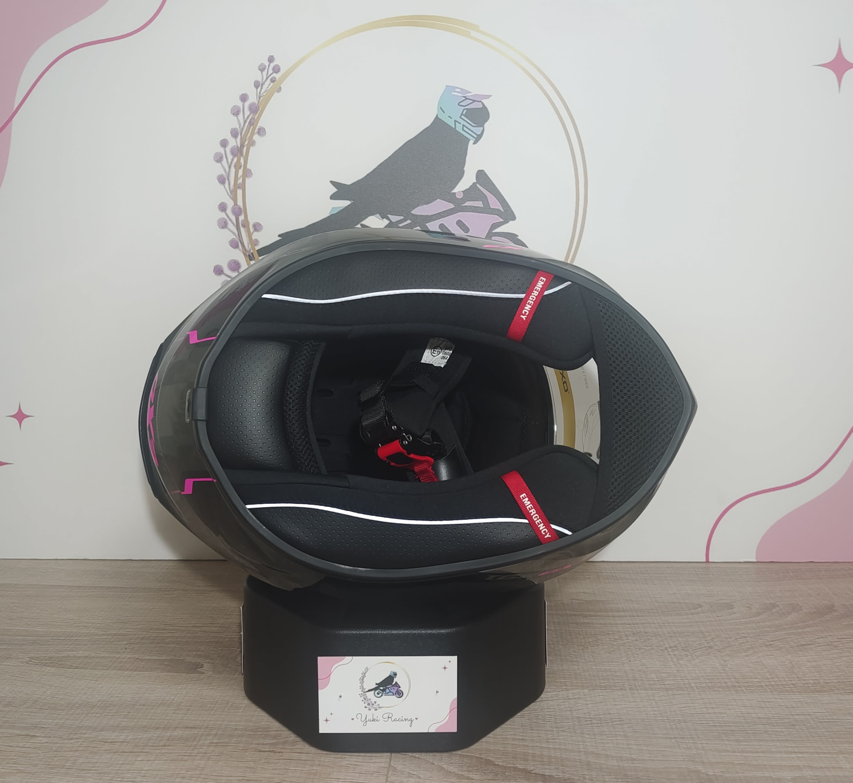 Exo-391 Ava Negro Rosa Brillo - 5