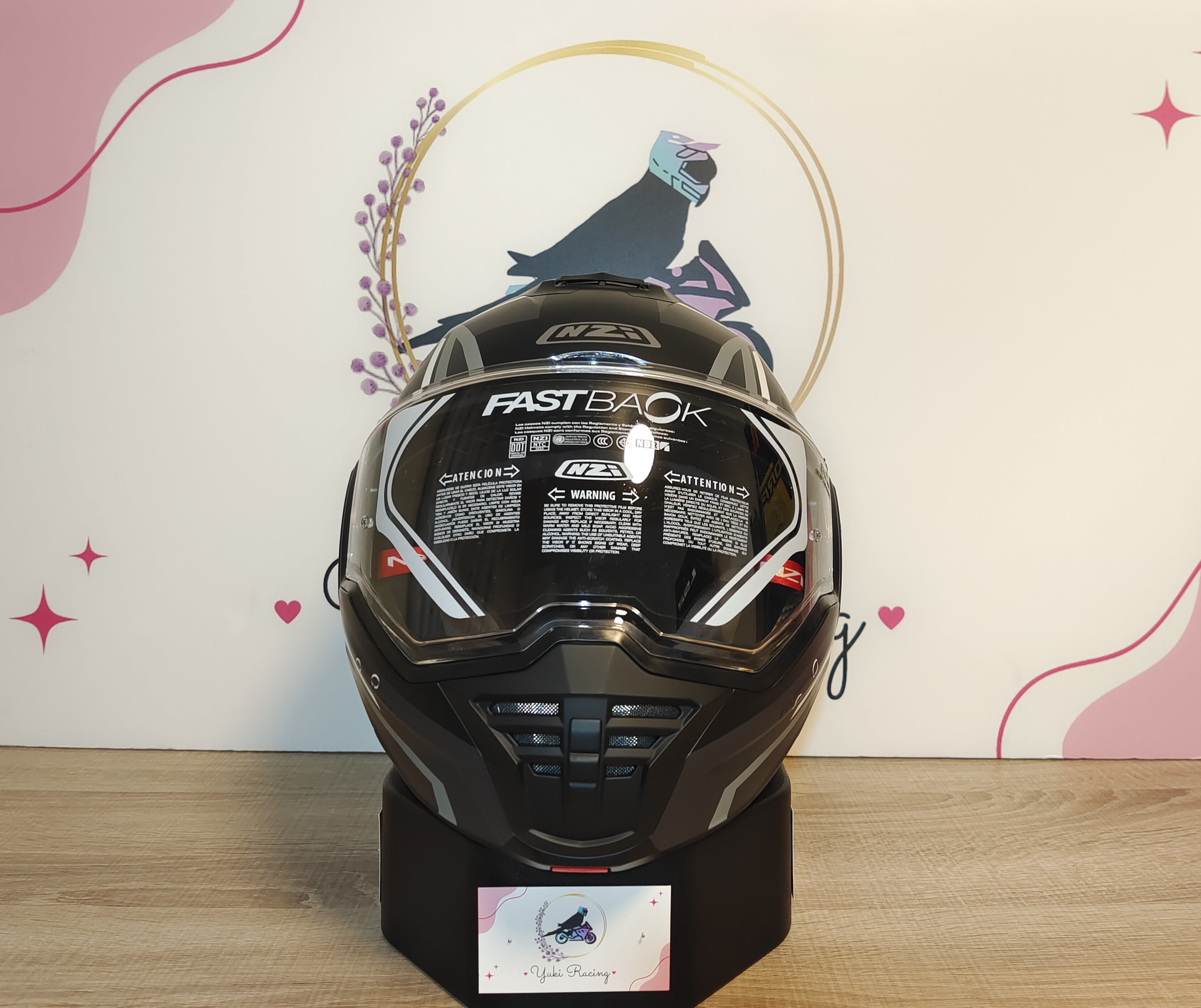 Fastback Duo Shadow Negro Mate Antracita - 3