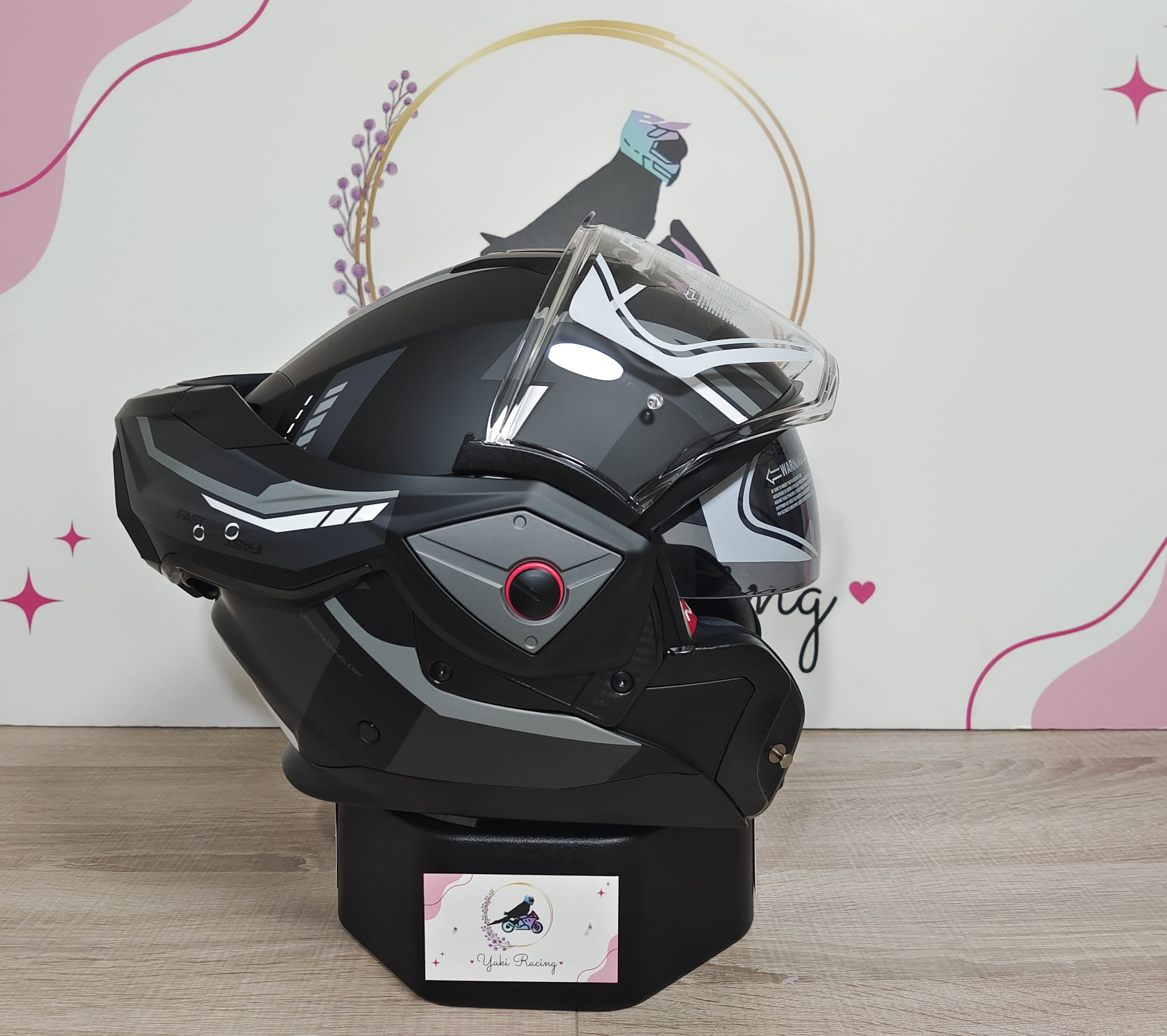 Fastback Duo Shadow Negro Mate Antracita - 2