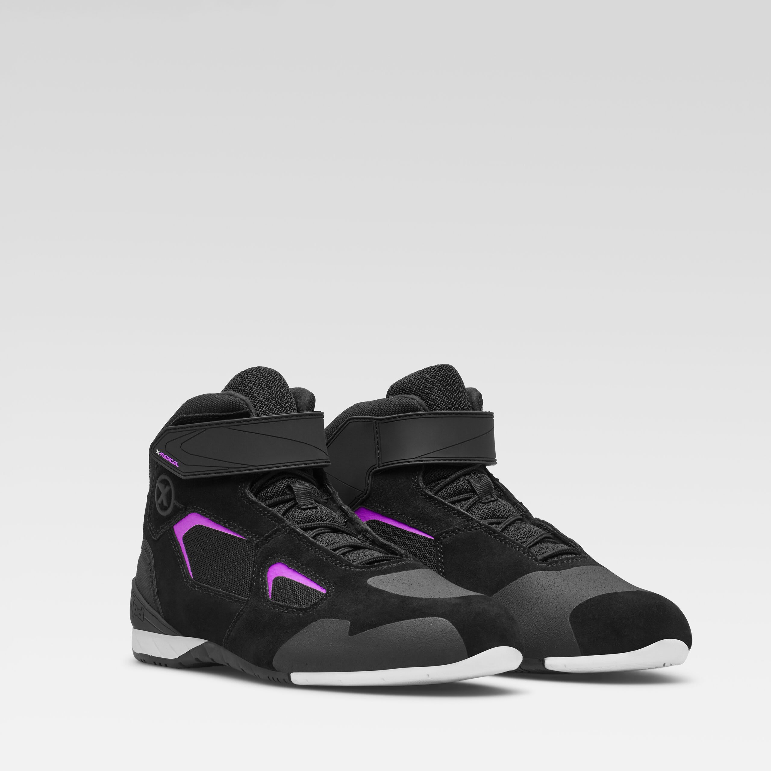 Botas XPD X-Radical Mujer Negro Fucsia - 1