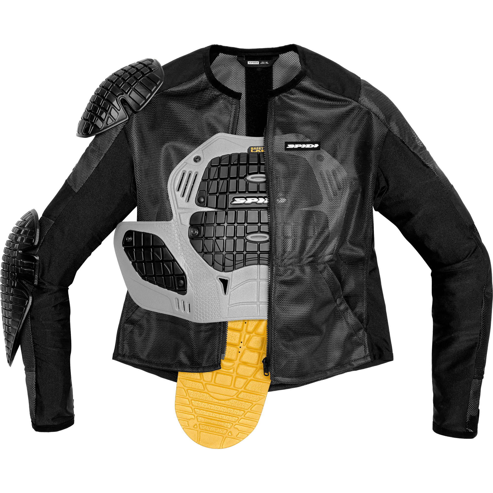 Chaqueta Spidi Base-1 Armor Hombre Negro - 1
