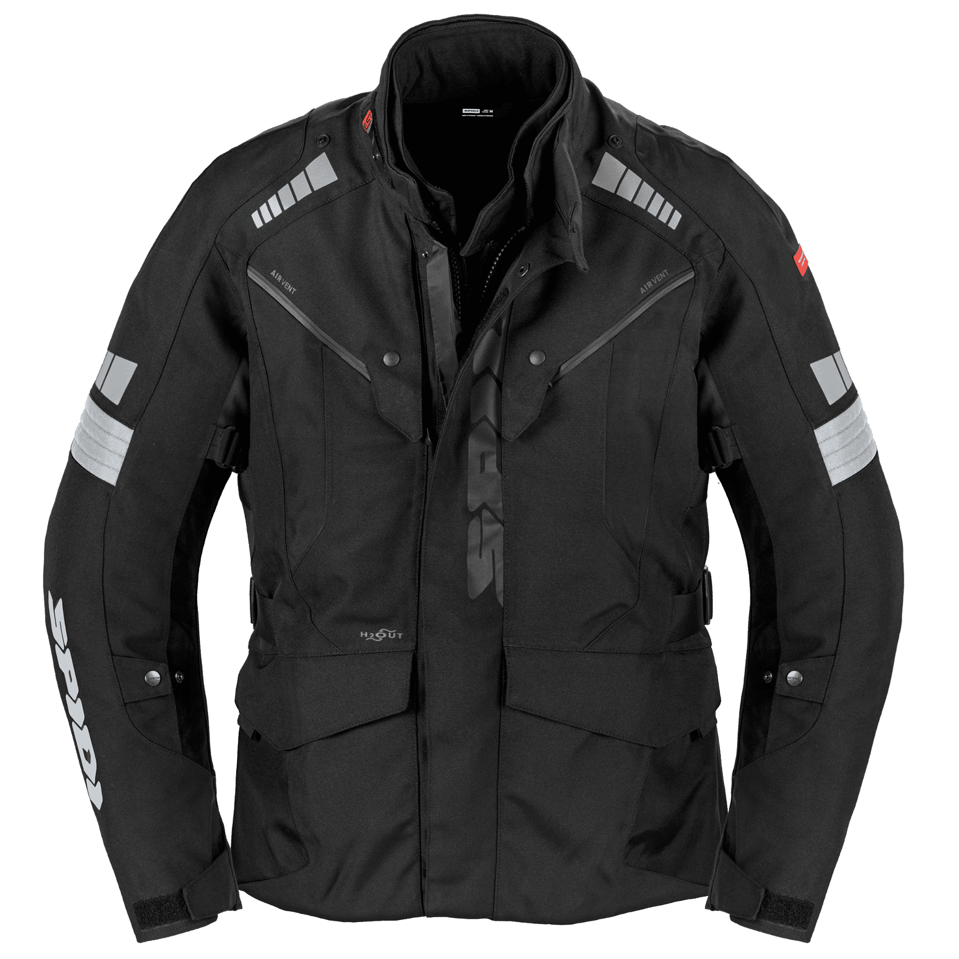 Chaqueta Spidi Outlander Robust H2Out Negro - 1
