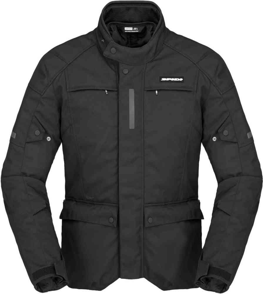 Chaqueta Spidi Traveler 3 Dark Edition H2Out Negro - 1