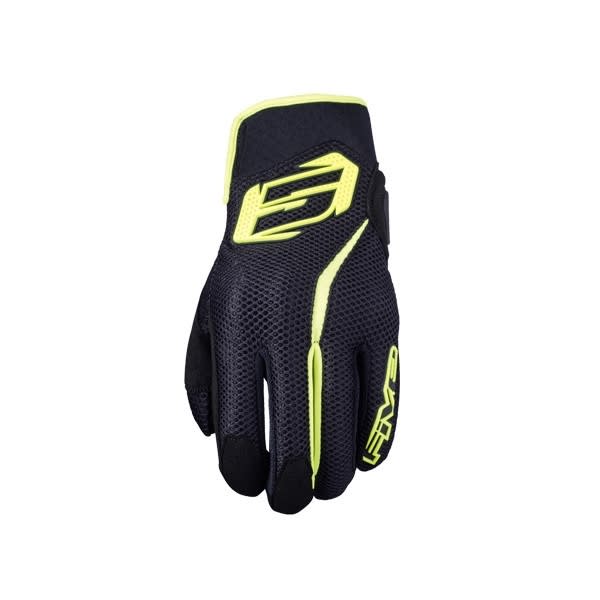 Guantes FIVE RS5 Air Hombre Negro Amarillo - 1