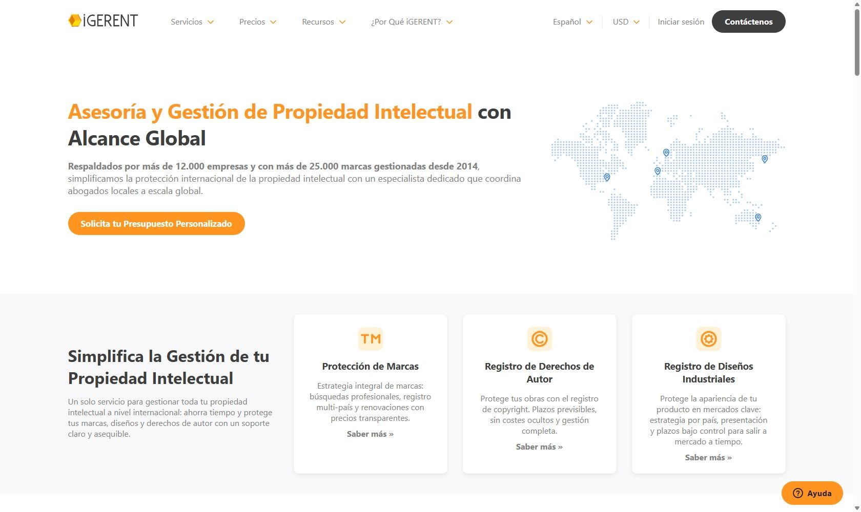 Plataforma global de servicios legales