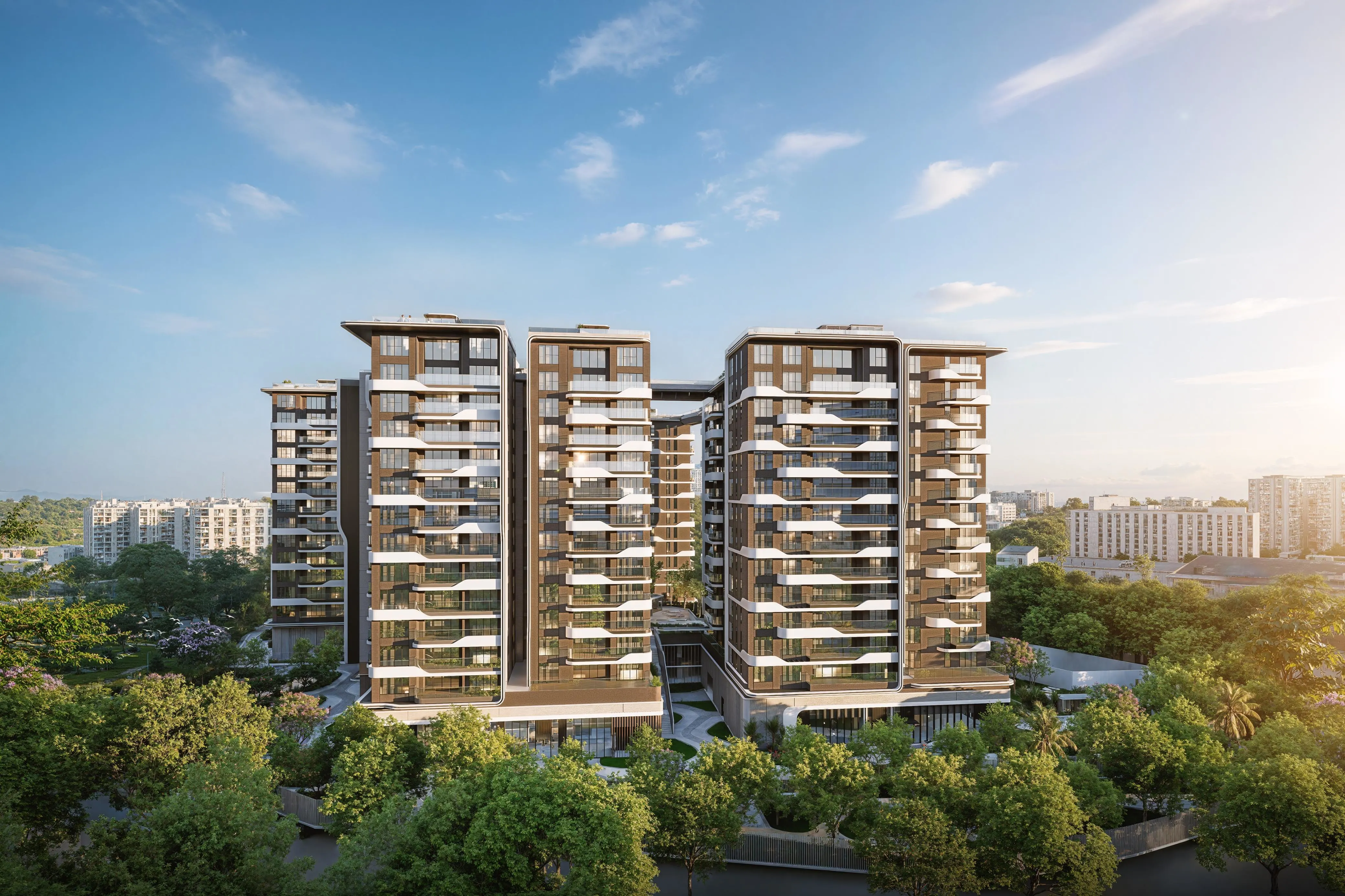 Iconic Twisted Towers