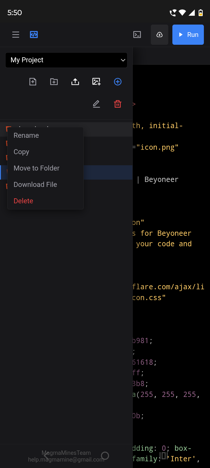 Beyoneer IDE screenshot 3