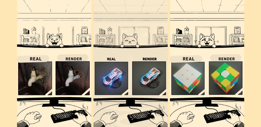 REAL vs RENDER screenshot 2
