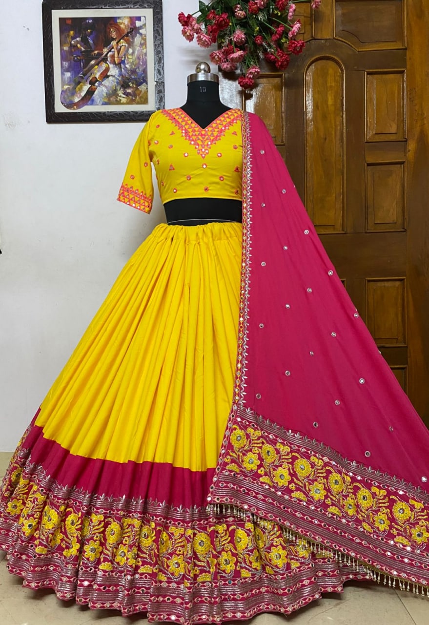 PRINTED LAHENGA CHOLI_LC710