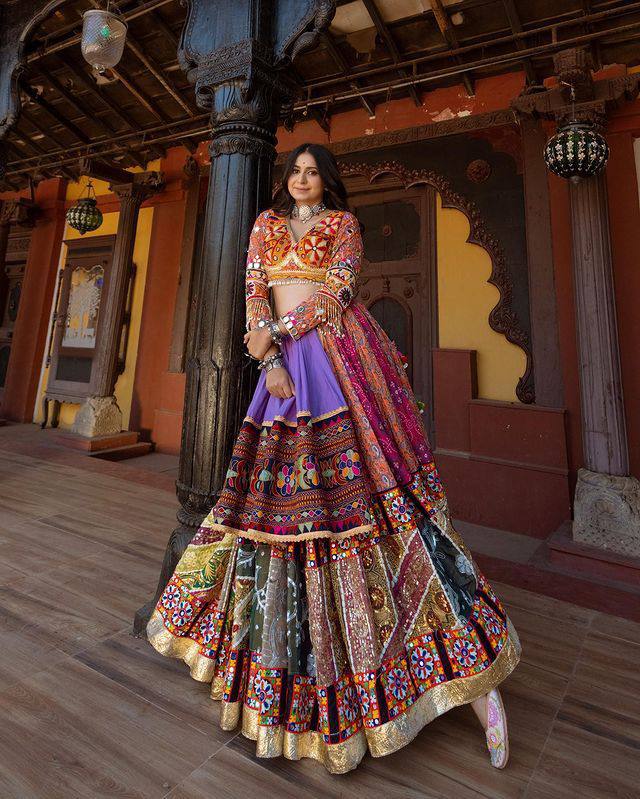 PRINTED LAHENGA CHOLI_LC718